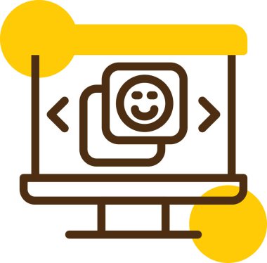 seo modern simgesinin vektör illüstrasyonu