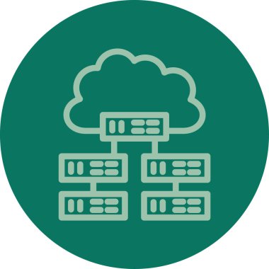 Bulut hesaplama. Web simgesi