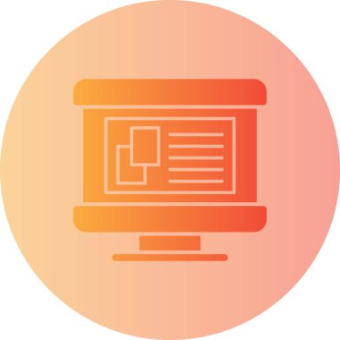 Web simgesi vektör illüstrasyonu