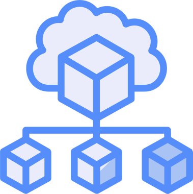 bulut bilgi işlem sunucusu simgesi