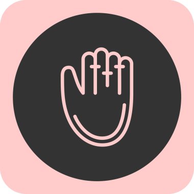 el simgesi vektör illüstrasyonu