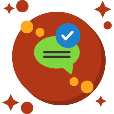 Konuş. Web simgesi basit tasarım