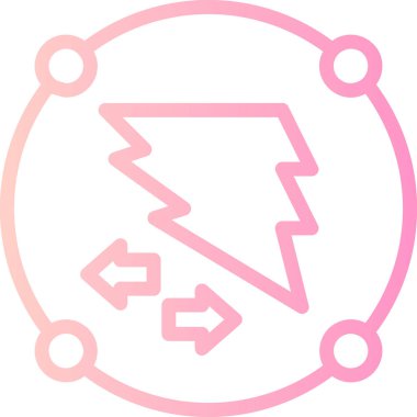 ok simgesi vektör illüstrasyonu