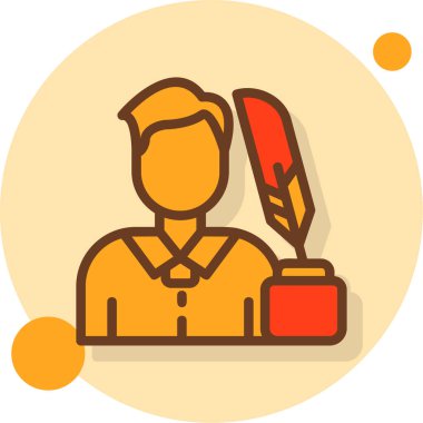 Fırçalı bir adamın vektör çizimi