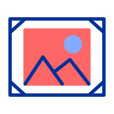 Bir resmin vektör illüstrasyonu