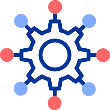 Teçhizat Web simgesi basit illüstrasyon