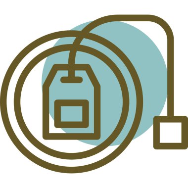 Bir çantanın vektör illüstrasyonu