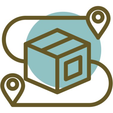 Çizgi film simgesinin vektör çizimi