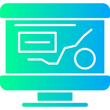 Tarayıcı bilgisayar simgesi ana hat biçiminde