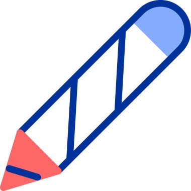 Kalem. Web simgesi basit illüstrasyon