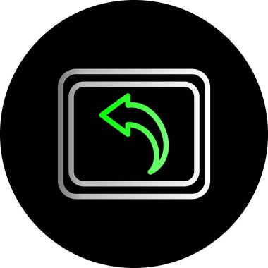 ok simgesi vektör illüstrasyonu