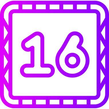 Takvim simgesi, vektör çizimi