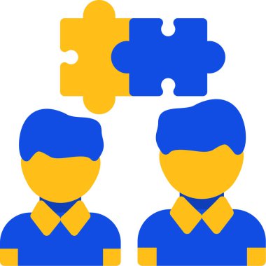 takım çalışması grup simgesi düz biçimli