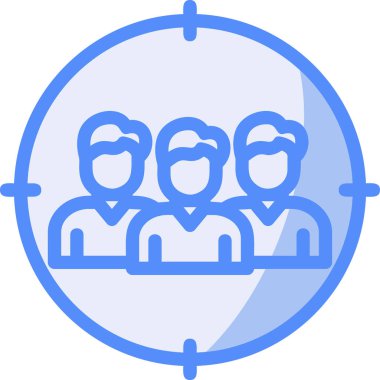 Topluluk simgesi vektör illüstrasyonu