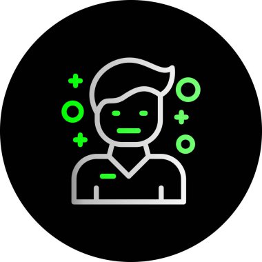 avatar simgesi vektör illüstrasyonu