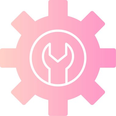 Teçhizat Web simgesi basit illüstrasyon