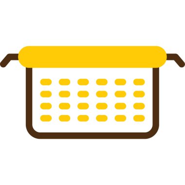 Alışveriş sepeti ikonu. Ağ için basit alışveriş arabası vektör simgeleri çizimi.