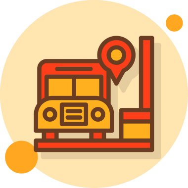 tren. Web simgesi basit illüstrasyon