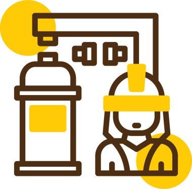 Tekerlekli kadın - boyama