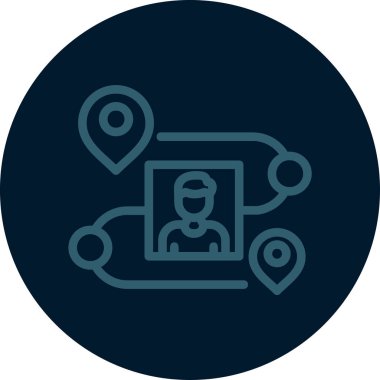 vektör lcd simgesi illüstrasyonu