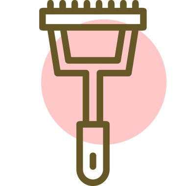 Bahçe aletleri. Basit illüstrasyon