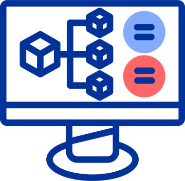 Web tasarım vektörü simgesi