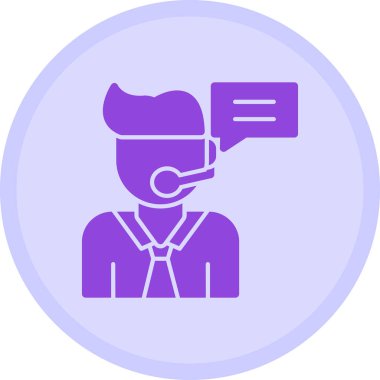 Bir insan simgesinin vektör illüstrasyonu