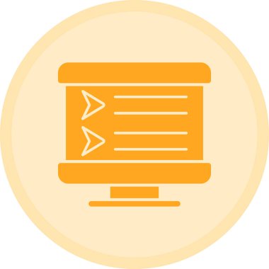 Web sayfası ikon vektör illüstrasyonu