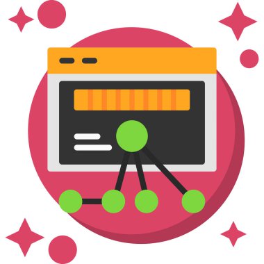  düz Ace Lift sunucu vektör simgesi