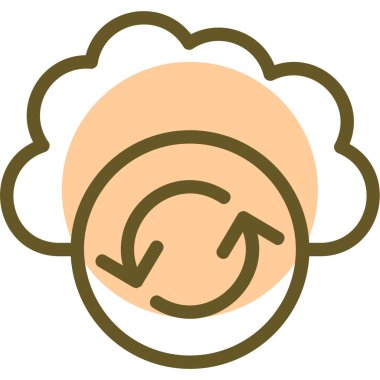 Hava durumu. Web simgesi basit illüstrasyon