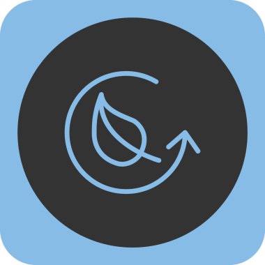 Beyaz arkaplan üzerindeki ok vektör simgesini tazele