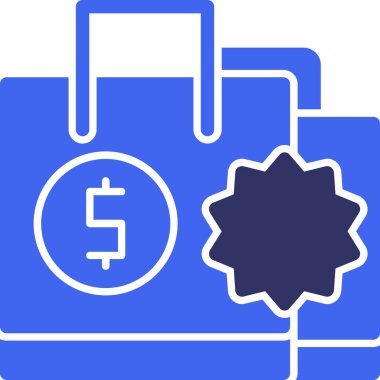 Dolar. Web simgesi basit illüstrasyon