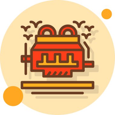 bir fener vektör çizim