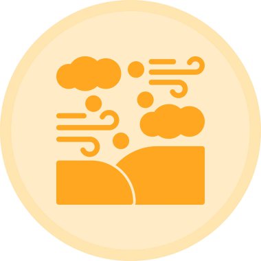 Bulut simgesi vektör illüstrasyonu