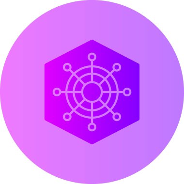 Eşsiz kar tanesi vektör simgesi