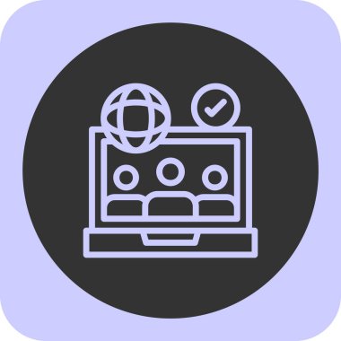 seo modern simgesinin vektör illüstrasyonu