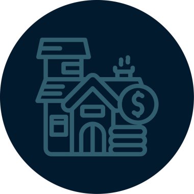 ev simgesi vektör illüstrasyonu