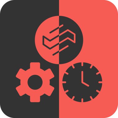 Zaman dişlisi simgesini düz biçimde ayarla