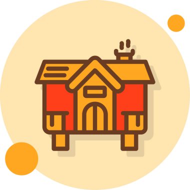 İnşaat fabrikası. Basit resimleme