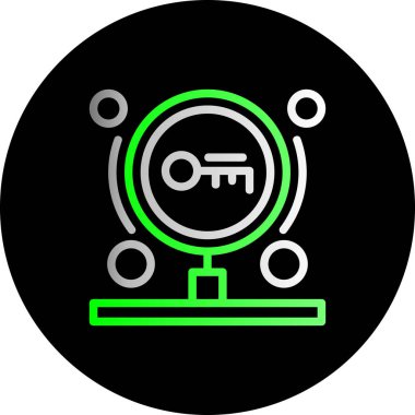 seo modern simgesinin vektör illüstrasyonu