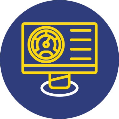 seo modern simgesinin vektör illüstrasyonu