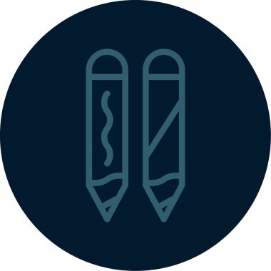 Modern eğitim ikonunun vektör illüstrasyonu