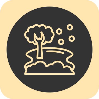 Vektör Ağacı Simgesi illüstrasyonu