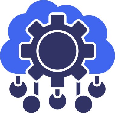 Teçhizat Web simgesi basit illüstrasyon