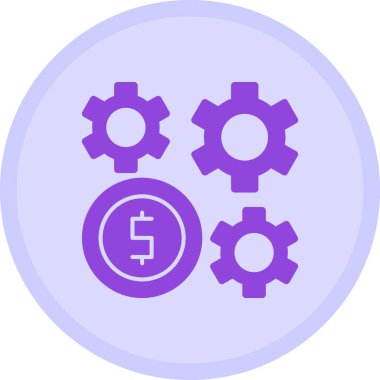 Dolar. Web simgesi basit illüstrasyon