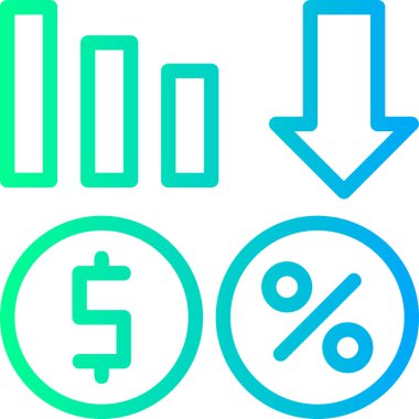 para değiş tokuşu simgesi, özet vektör illüstrasyonu