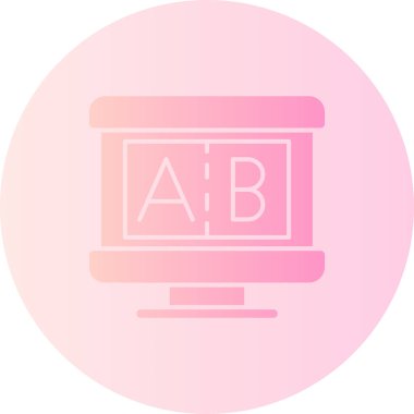 Modern bir simgenin vektör illüstrasyonu