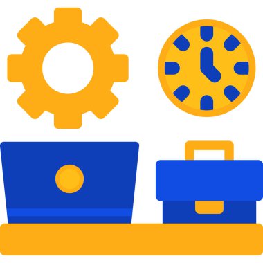 dişli dişli dişli simgesi düz biçimli