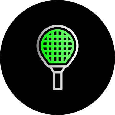 Bir golf topu simgesinin vektör çizimi