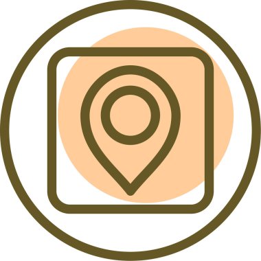 GPS konumu. Basit resimleme